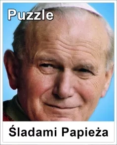 PUZZLE 60 elementów Śladami Papieża 1 Jan Paweł II