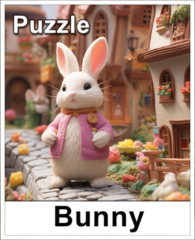 PUZZLE 60 elementów Bunny