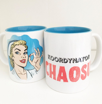 KUBEK KOORDYNATOR CHAOSU - PREZENT DLA PIELĘGNIARKI