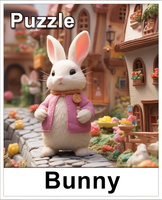 PUZZLE 60 elementów Bunny